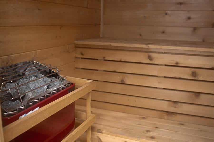 Interior of Sauna