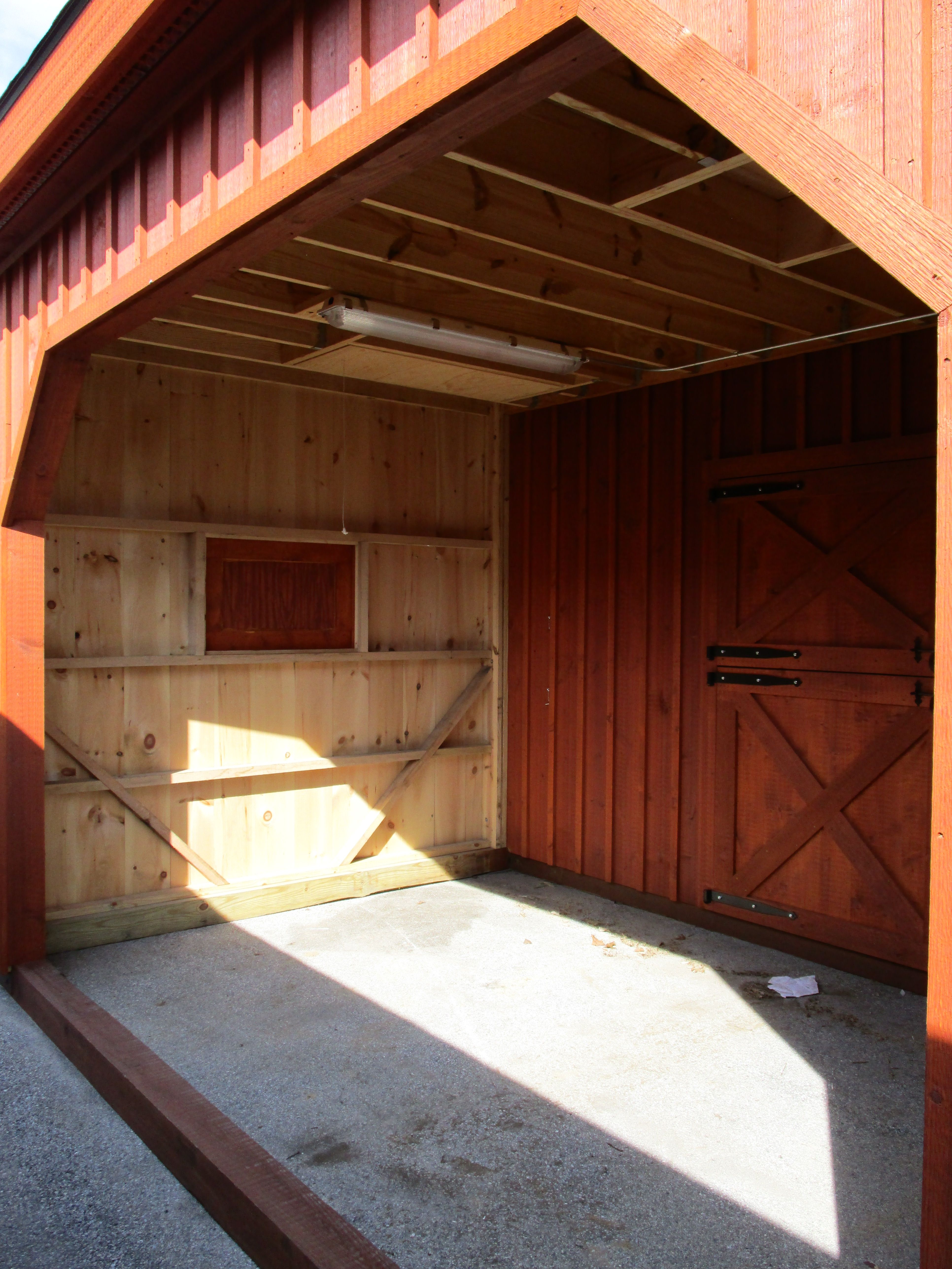 Run-In Shed