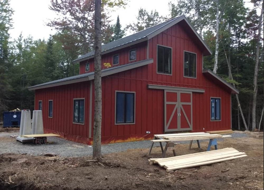 Timber Frame Monitory Style Horse Barn