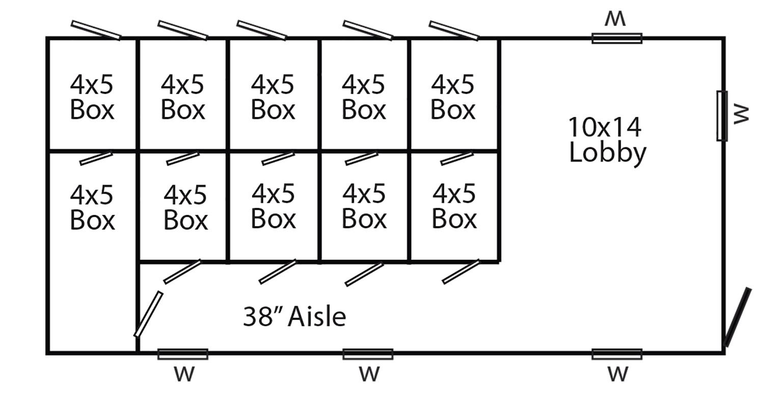 14x30 Commercial Kennel