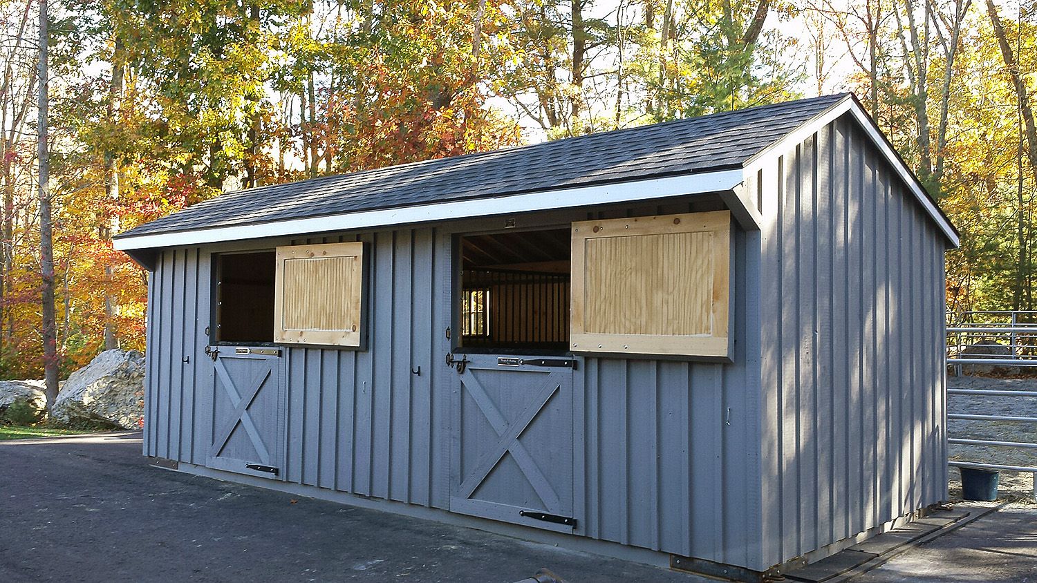 Shedrow Horse Barn