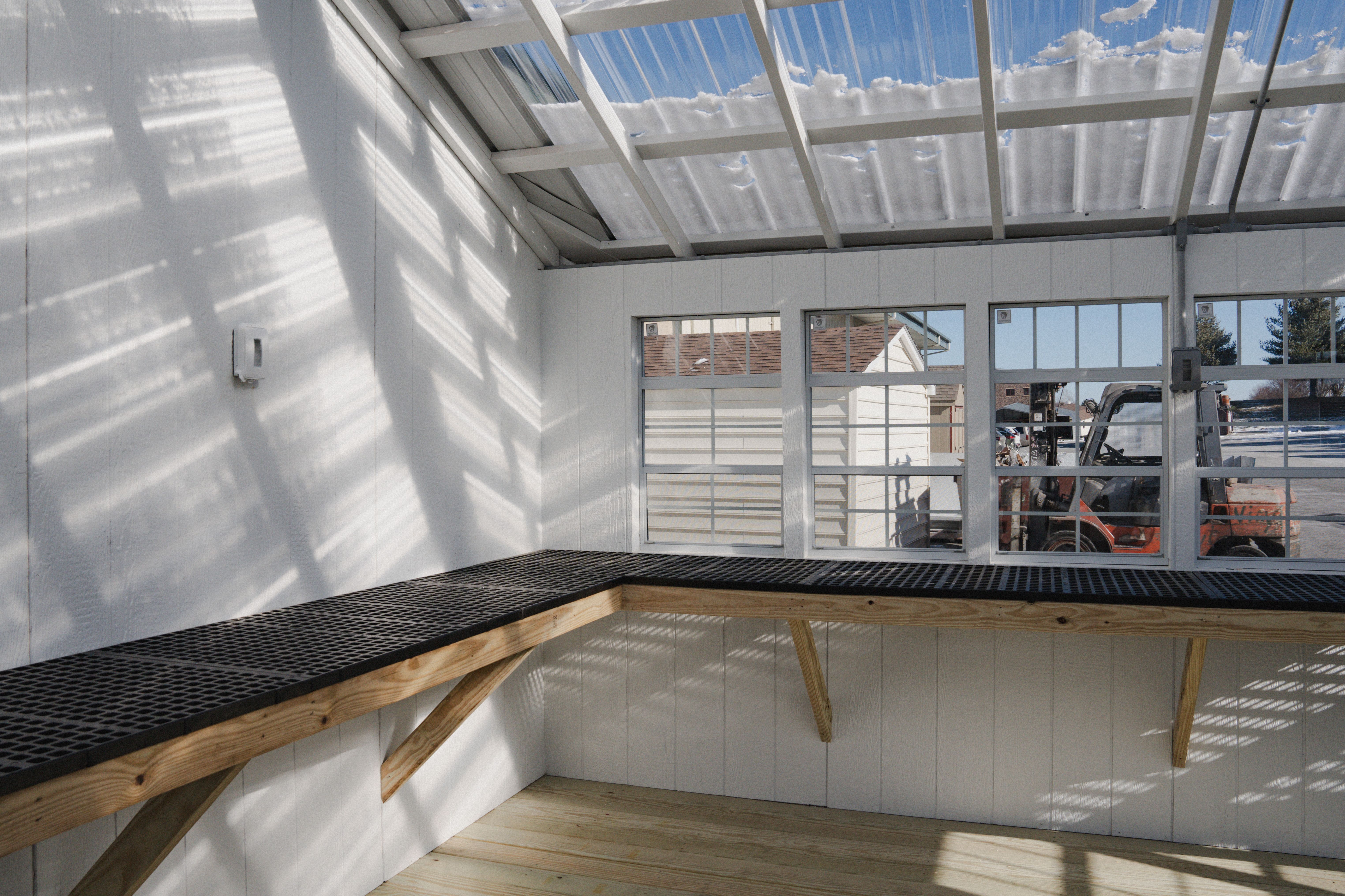 Greenhouse Shed Combo