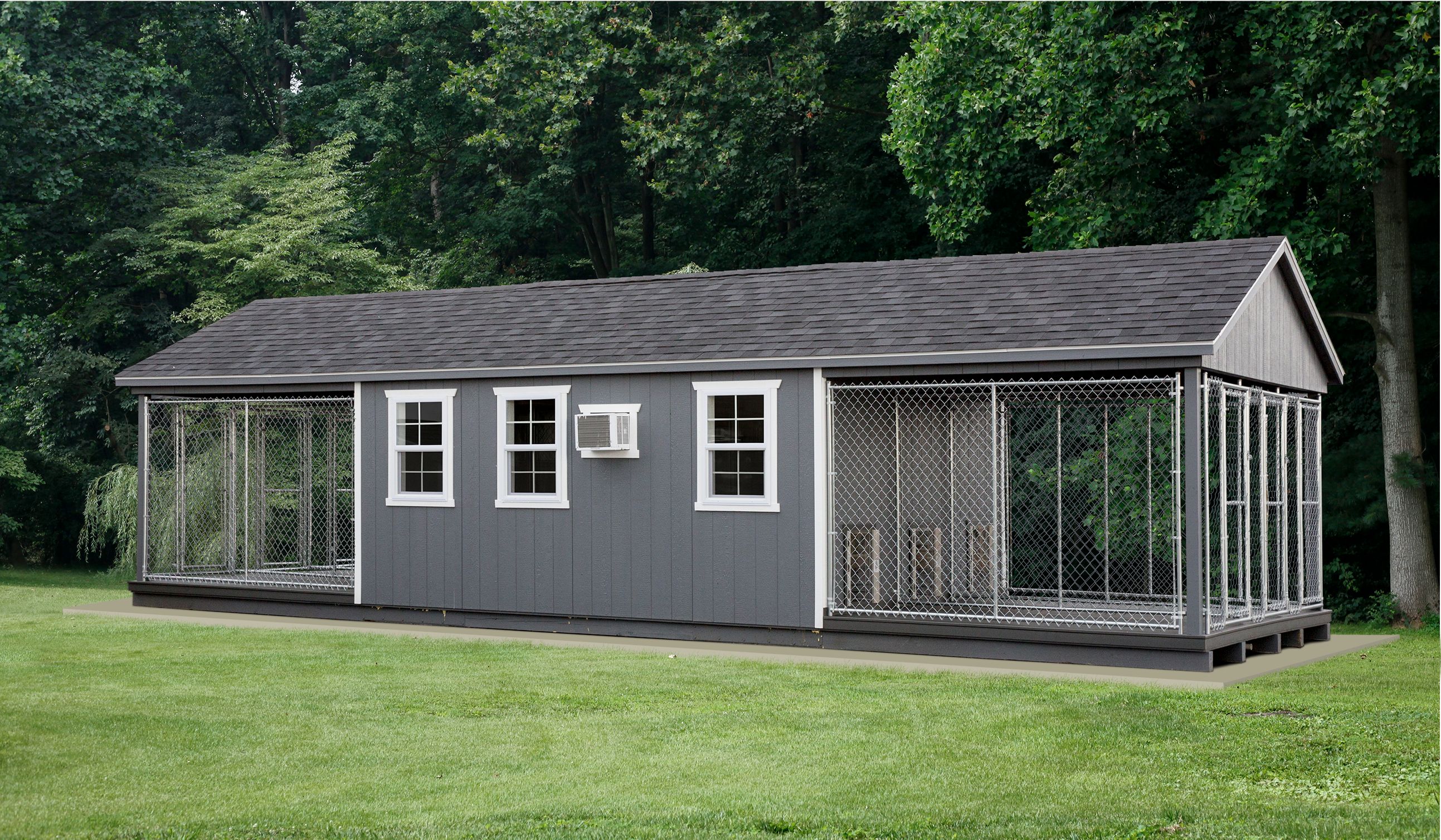 12x36 Commercial Kennel