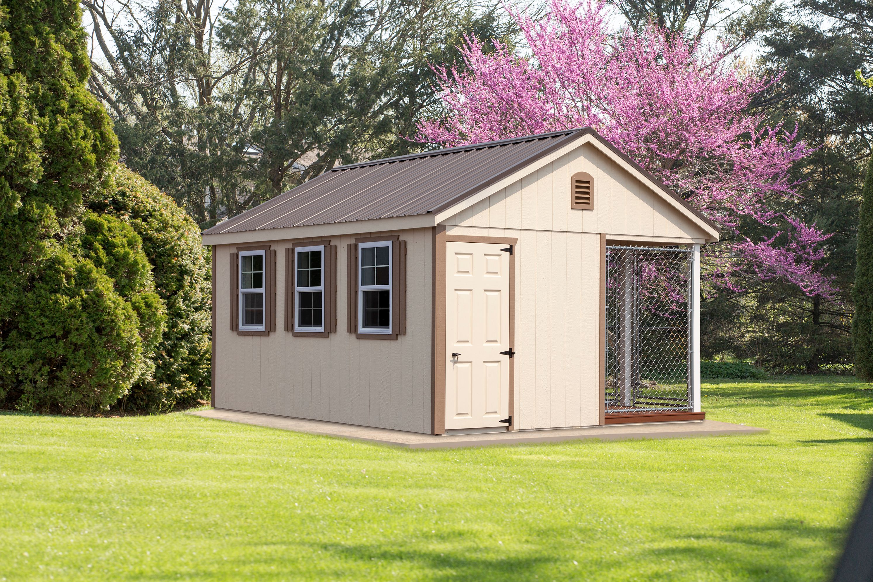 12x16 Commercial Kennel