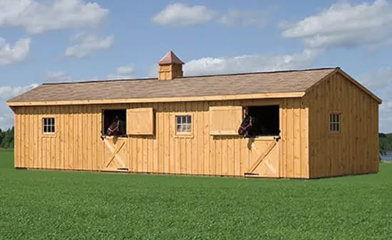 Shed Row Horse Barn