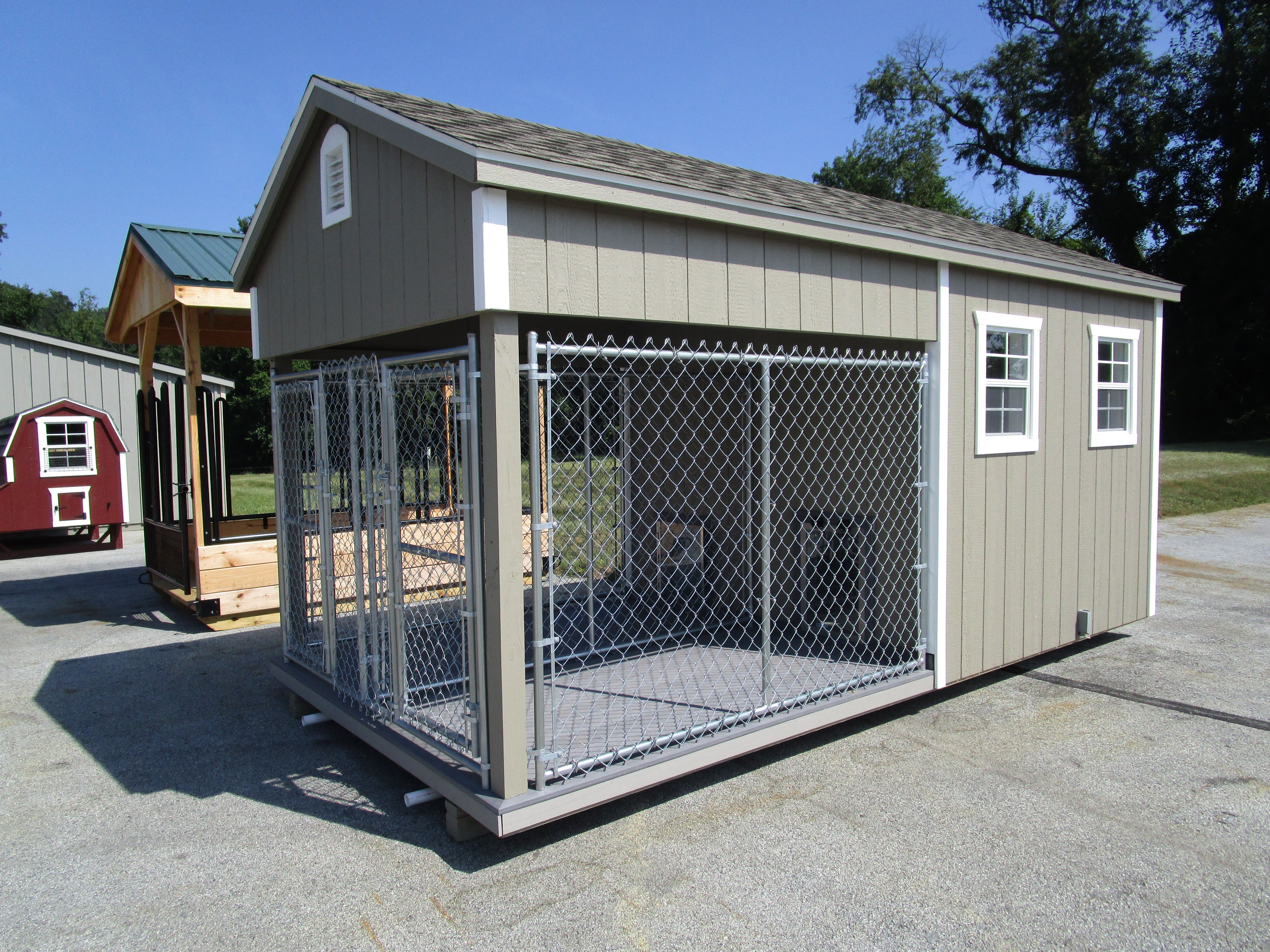 8 x 16 Double Kennel