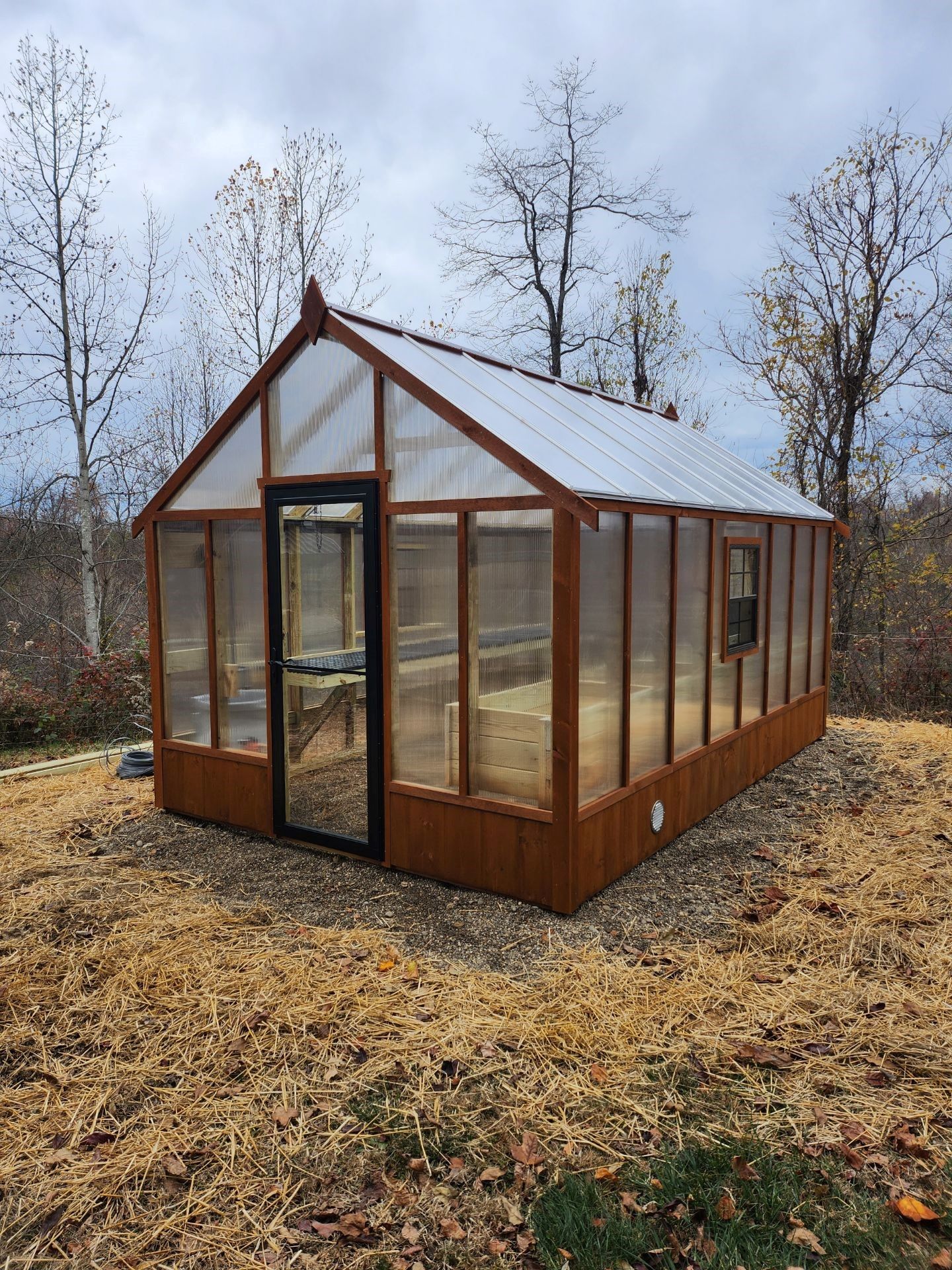 A-Frame Greenhouse Cedar