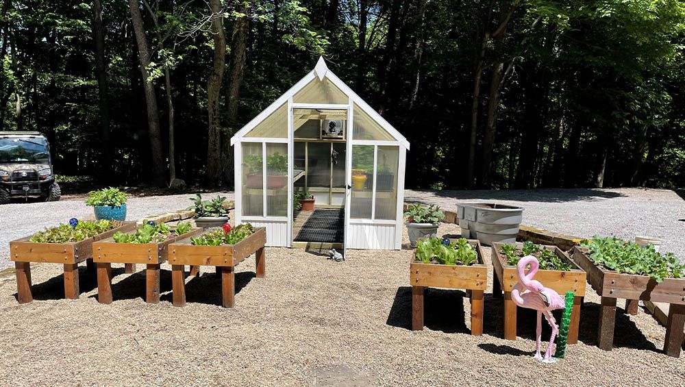 A Frame Greenhouse