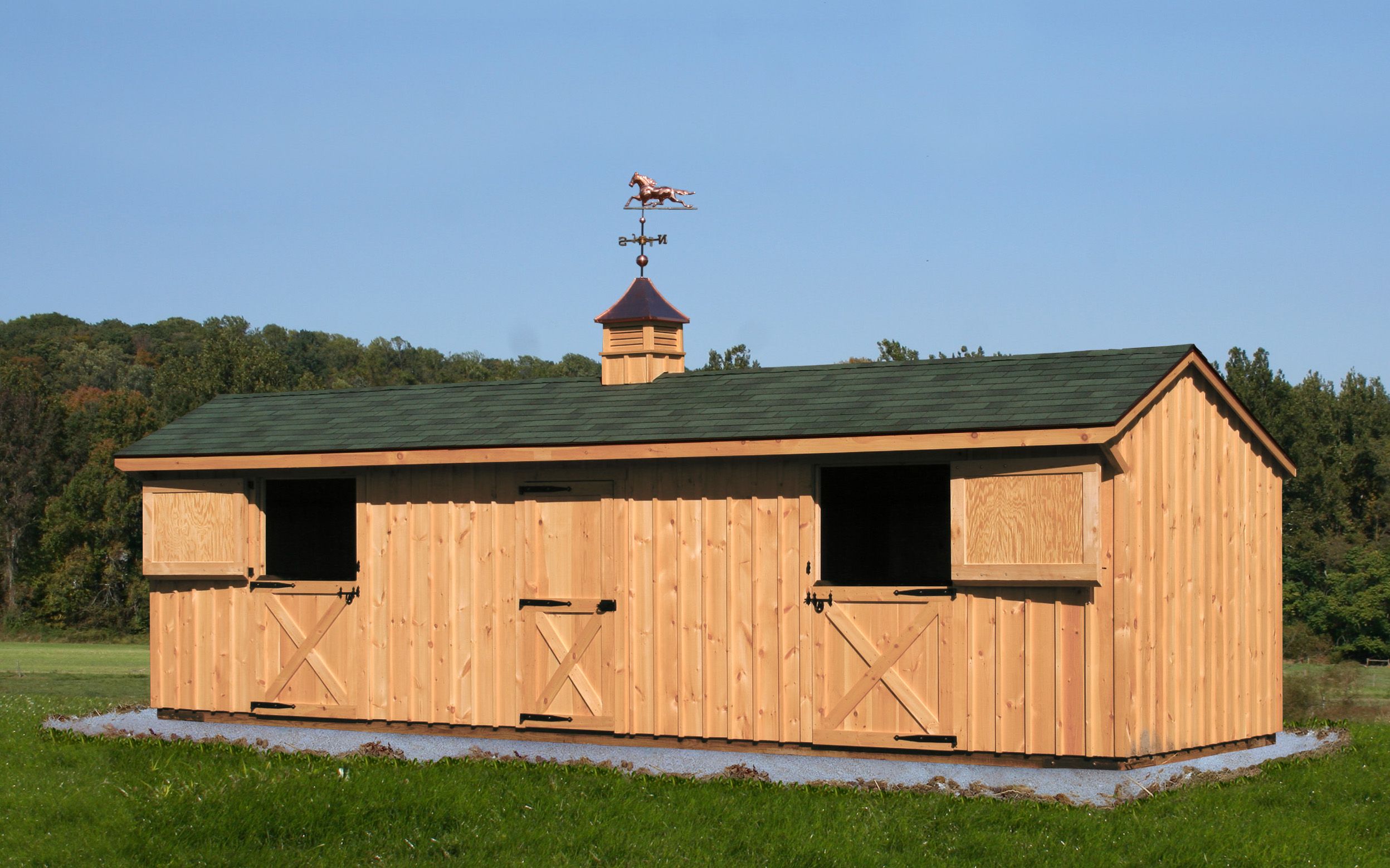Shedrow Horse Barn