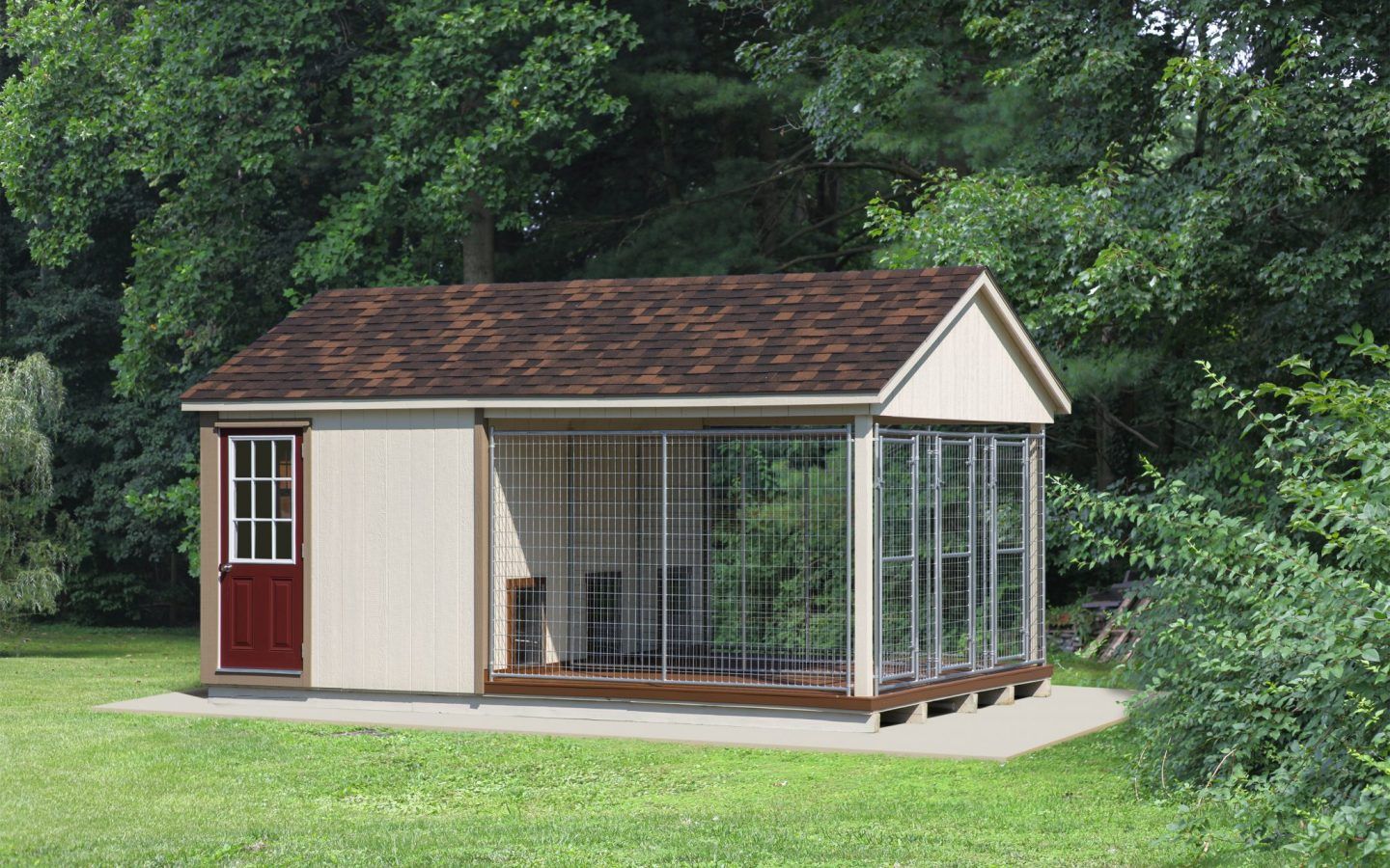 12x18 Traditional Triple Kennel