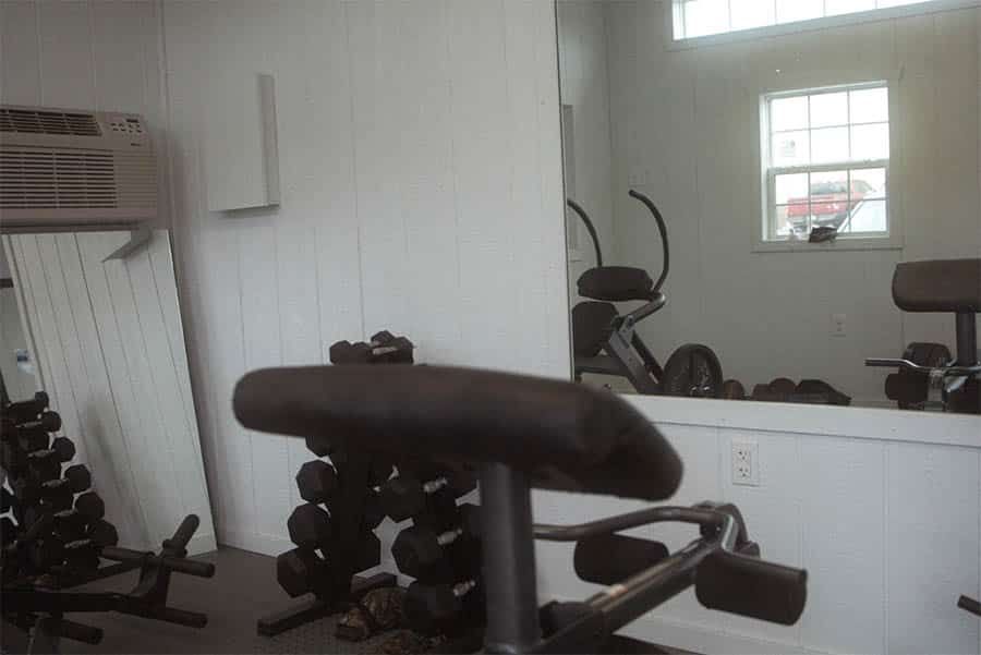 Interior Gym Shed