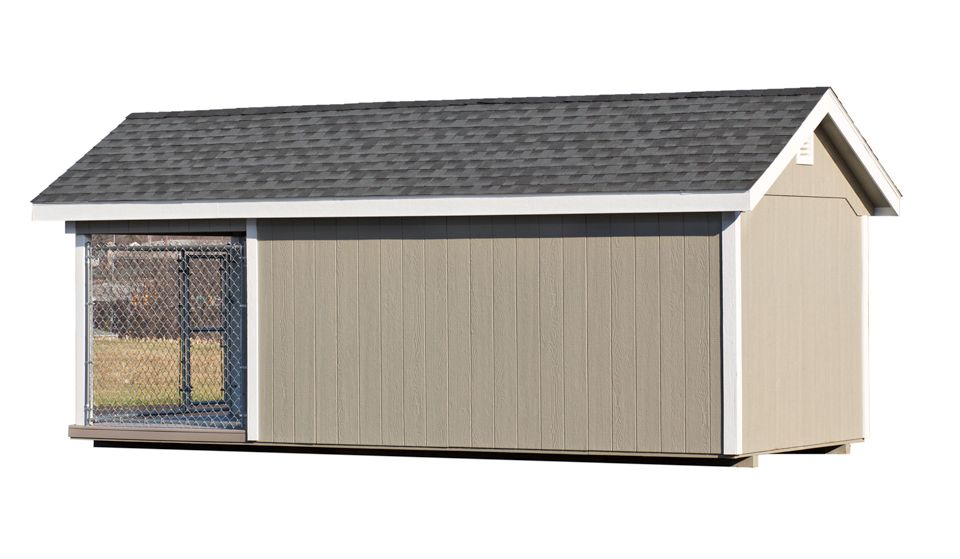8 x 20 Shed / Kennel Combo